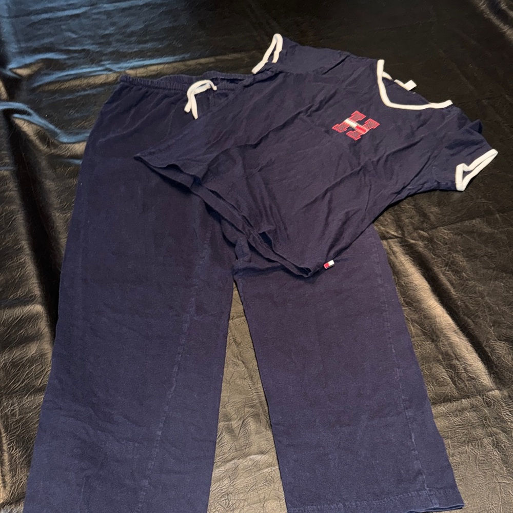 Tommy Hilfiger Blue Sleepwear Set, GUC, size M
